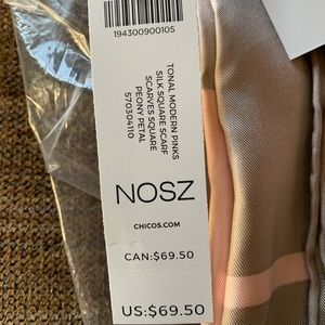 Tonal Modern Pinks, Silk square scarf, Peony Petal